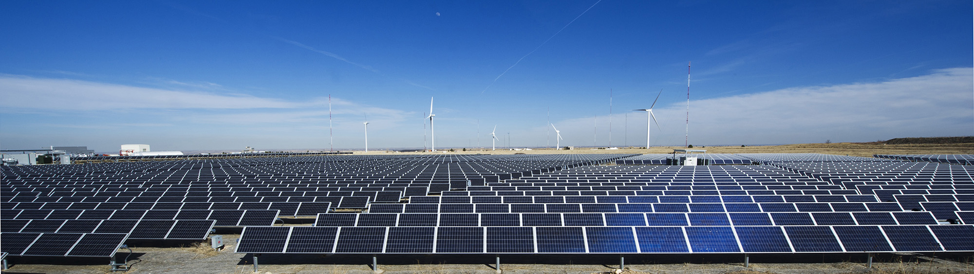 March 14, 2011-Photovoltaic field at the National Wind Technology Center.(Photo by Dennis Schroeder)