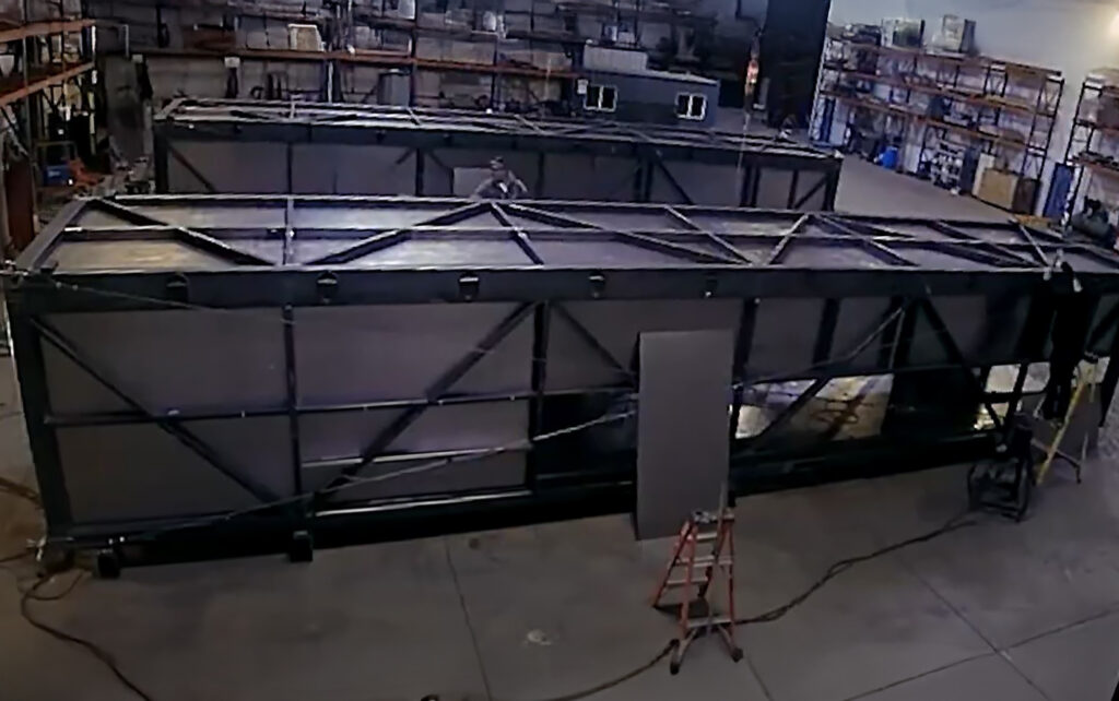 Fabrication of the Containerized Biocontainment Unit at MRIGlobal