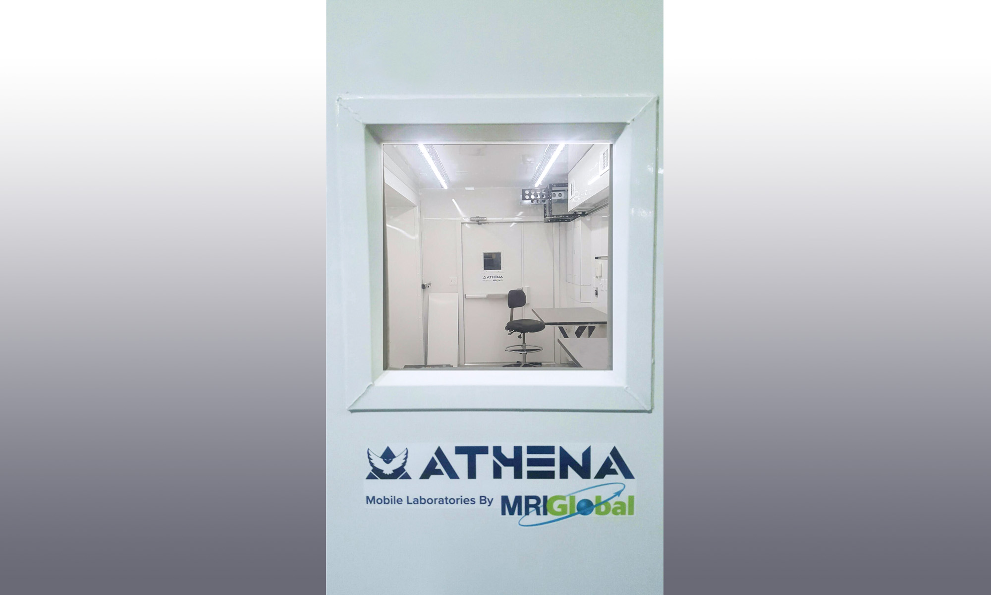 Athena Lab Door with Interior View