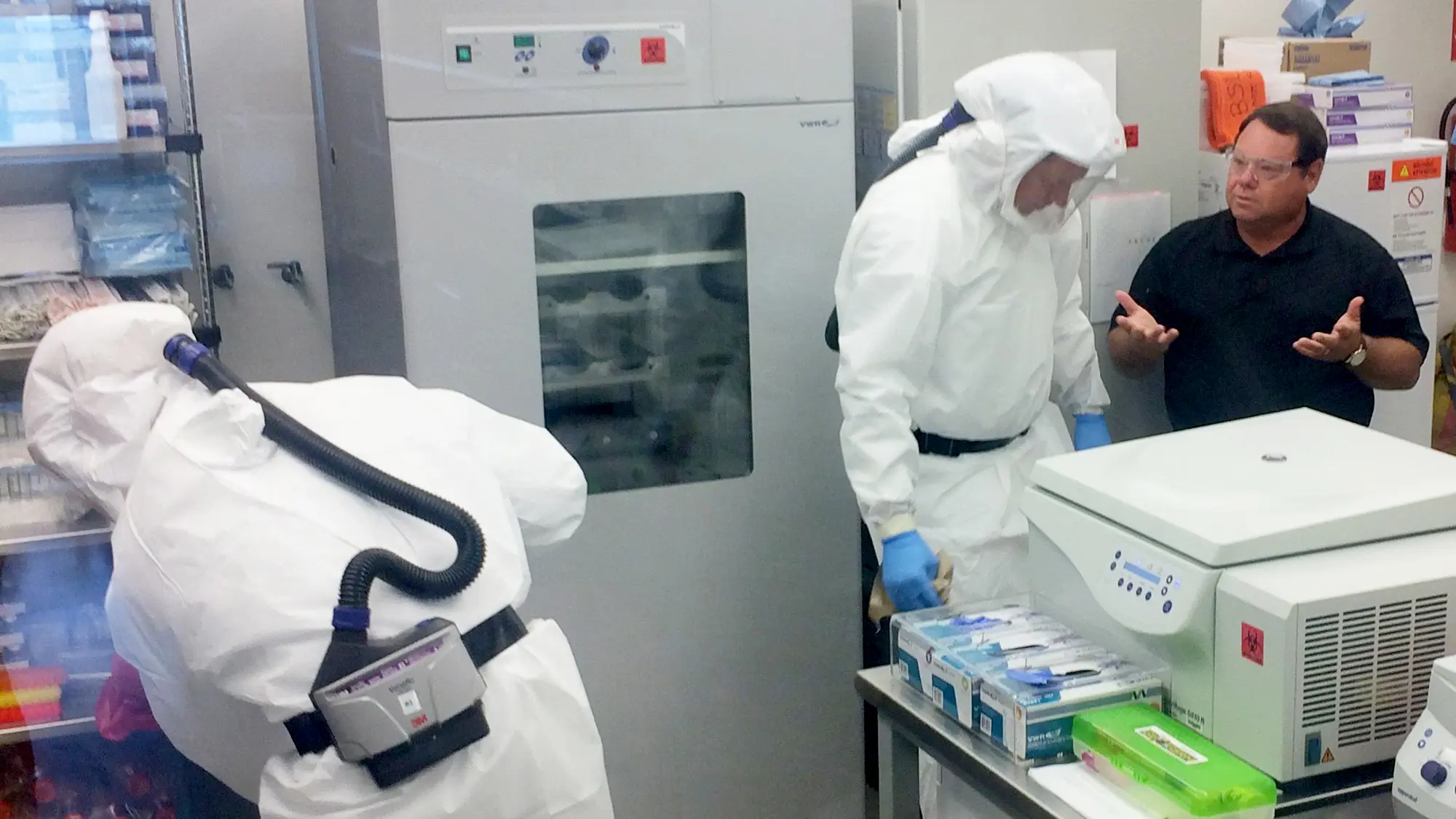 Scientist working in laboratory