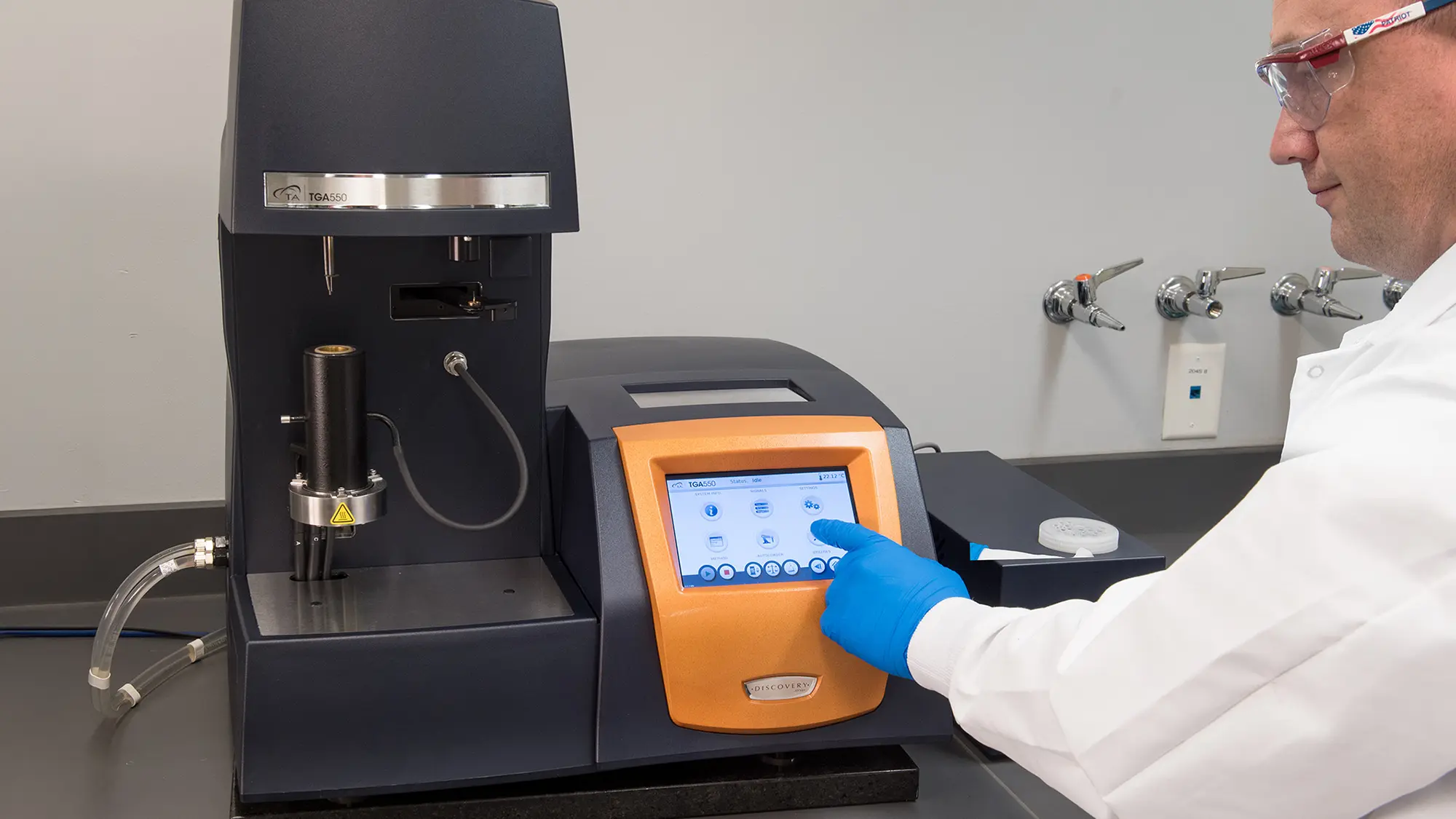 Scientist working in laboratory
