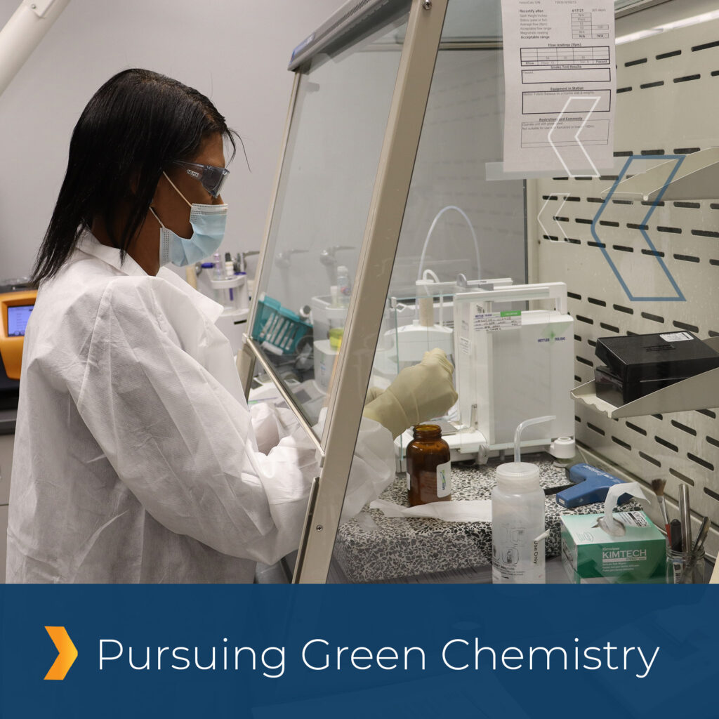 Pursuing Green Chemistry