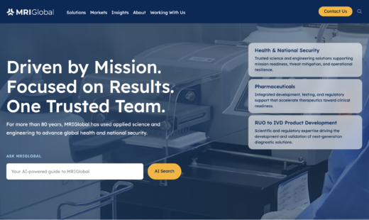 A Tour of the New MRIGlobal Website 